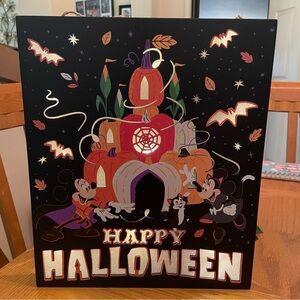 Disney Happy Halloween Mickey and Friends Halloween Light-Up Sign